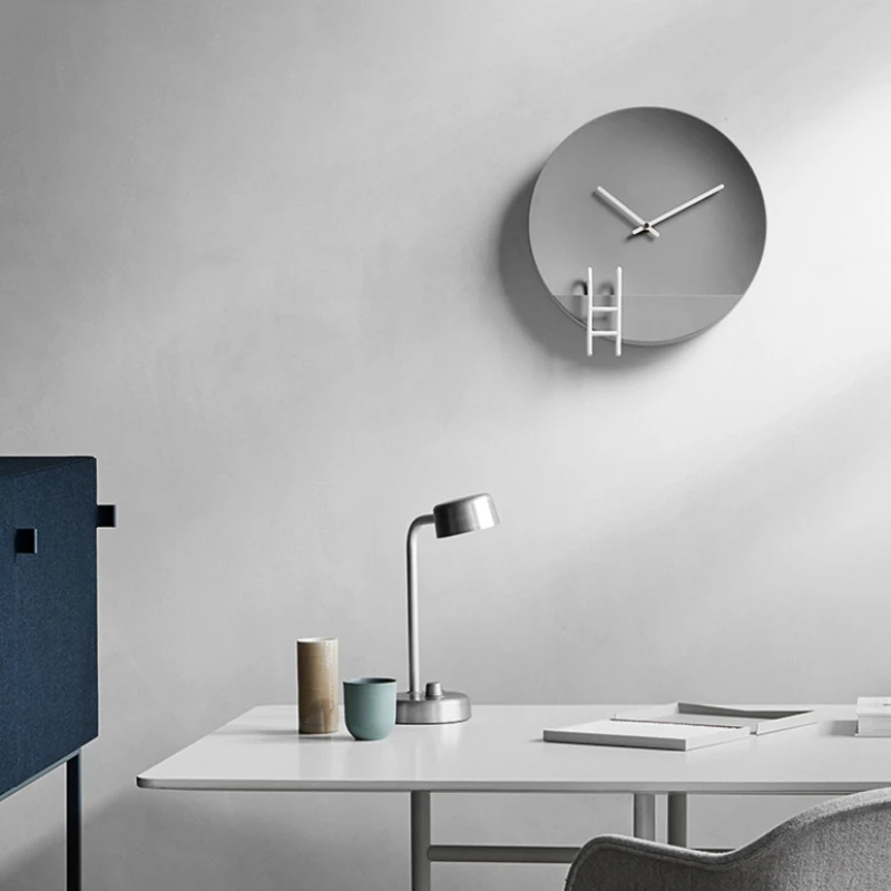 Nordic Kitchen Battery Wall Clock Modern Metal Designer Minimalist Wall Clock Bedroom Stickers Relogio De Parede Room Decor
