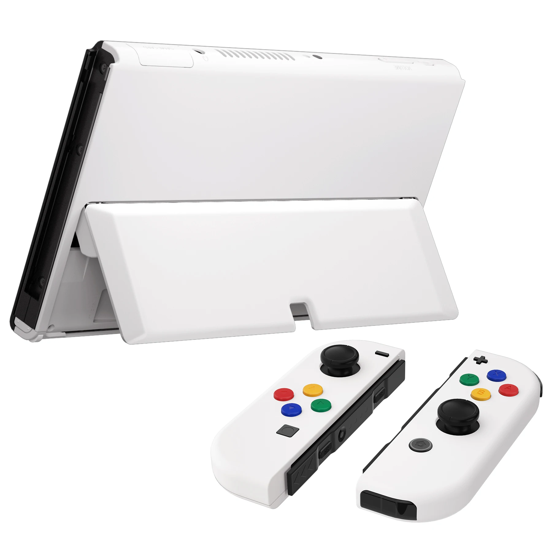 Imagem -05 - Extremerate-custom Conjunto Completo Shell para Nintendo Switch Oled Substituição Back Plate Kickstand Joycon Habitação Botões