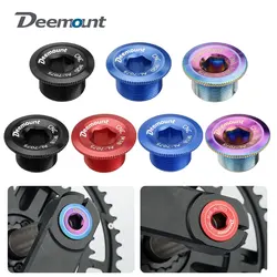 1PC M15/18/19/20 Threaded Crank Bolt for Shimano M4000/M590/SLX/XT/XTR N Hollow Crankset Aluminum Chainring End Plug Fixing Nut