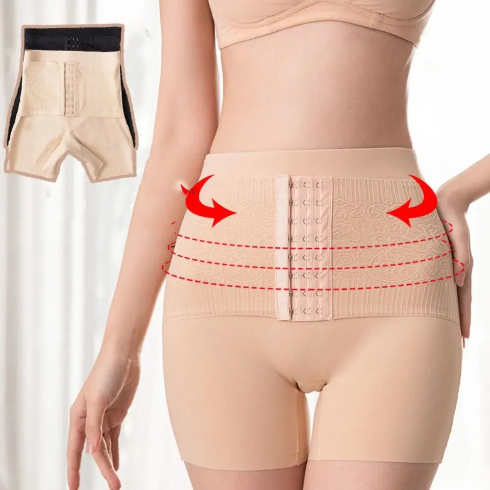 Bragas de soporte posparto para levantamiento de cadera, ropa moldeadora de Abdomen, pantalones moldeadores de cuerpo, calzoncillos con hebilla, ropa interior adelgazante transpirable