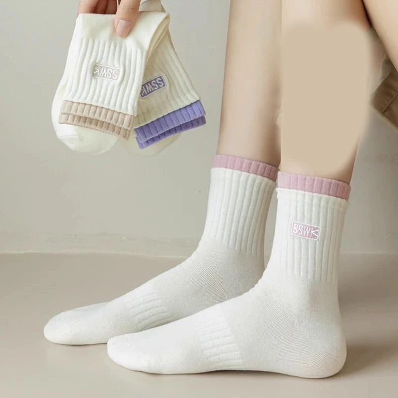 1Pair Socks Warm Comfortable Thickened Socks Soft Ladies Socks Warm Socks Winter Stockings