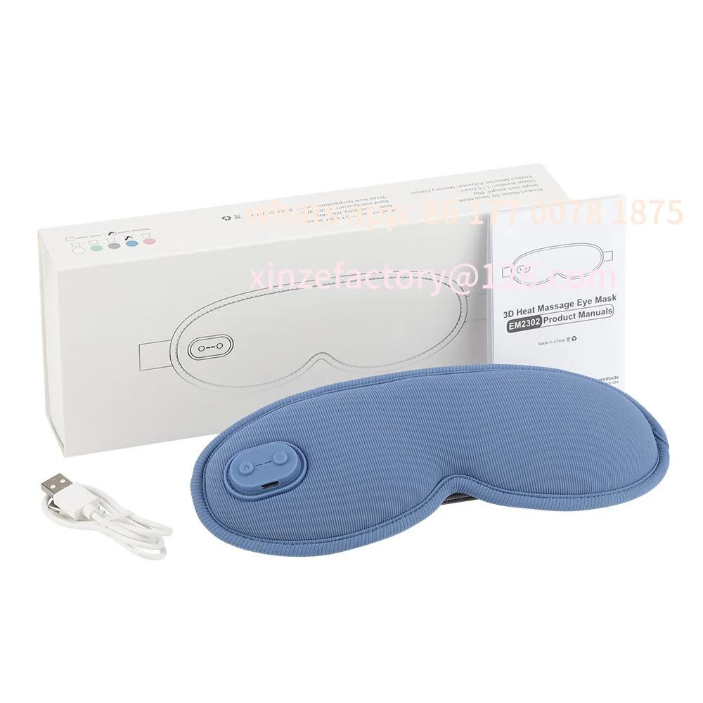 

Customizable 3D Heat Therapy Eye Mask with Massage