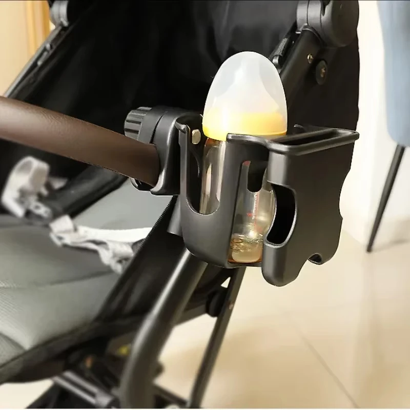 Pram Cup Holders Baby Stroller Water Cup Holder with Mobile Phone Holder Cart Carbicycle Pushchair Bottle Rack Phone Holders view 3