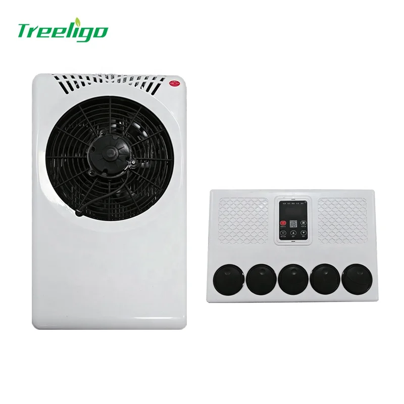 2024 Newest Semi Truck Battery Apu 12V Electric Truck Tractor Cab RV Air Conditioner 24V Split Driver Air Conditioner