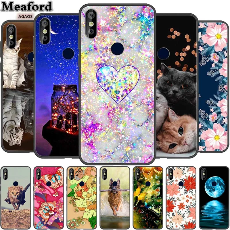 For DOOGEE X90 Case Luxury Silicone TPU Soft Cover Phone Case For DOOGEE X90/Y8C Shockproof Protective Bumper Funda Coque