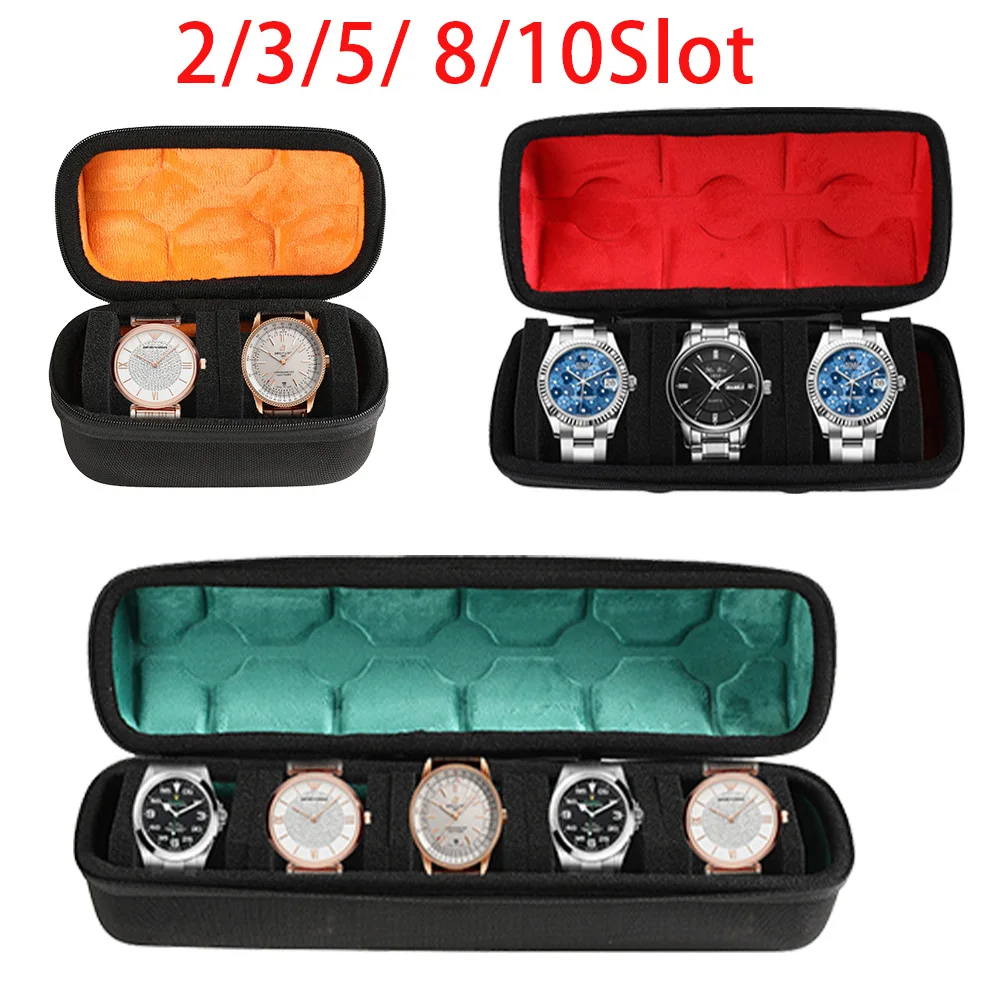 Watch Box Organizer Watch Display Storage Box For Men or Women Watch Portable Storage Travel Case Multiple Slot Available