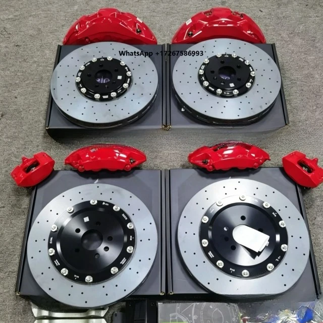 Premium Aftermarket Brake Carbon Ceramic Disc Caliper Set 6-10piston Front 4-piston Rear for Caliper for  Benz