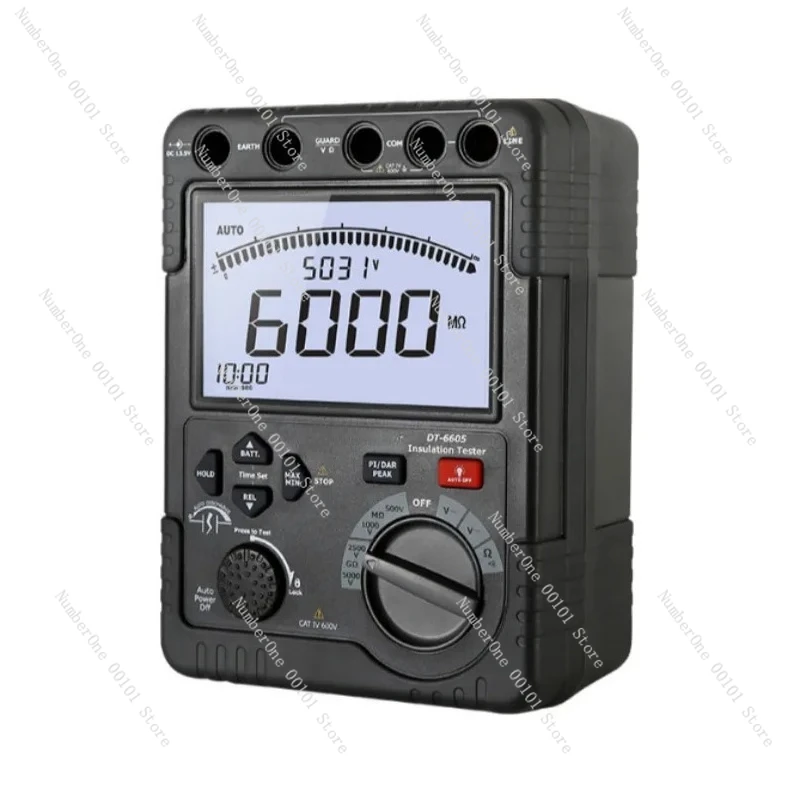 DT-6605 Insulation Resistance Tester 5000V for Battery Measurement Professional