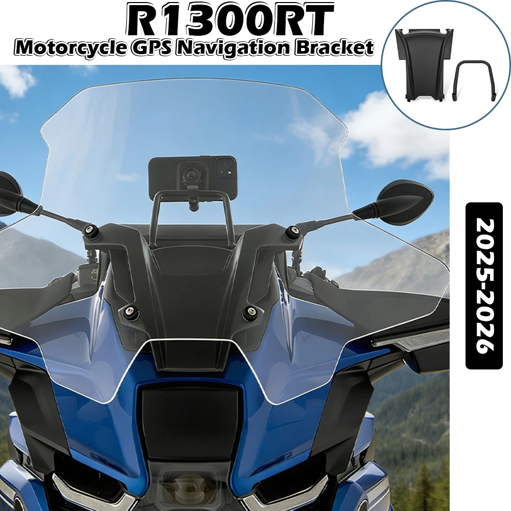 new-motorcycle-accessories-windshield-mobile-phone-navigator-holder-for-bmw-r1300rt-2025-2026