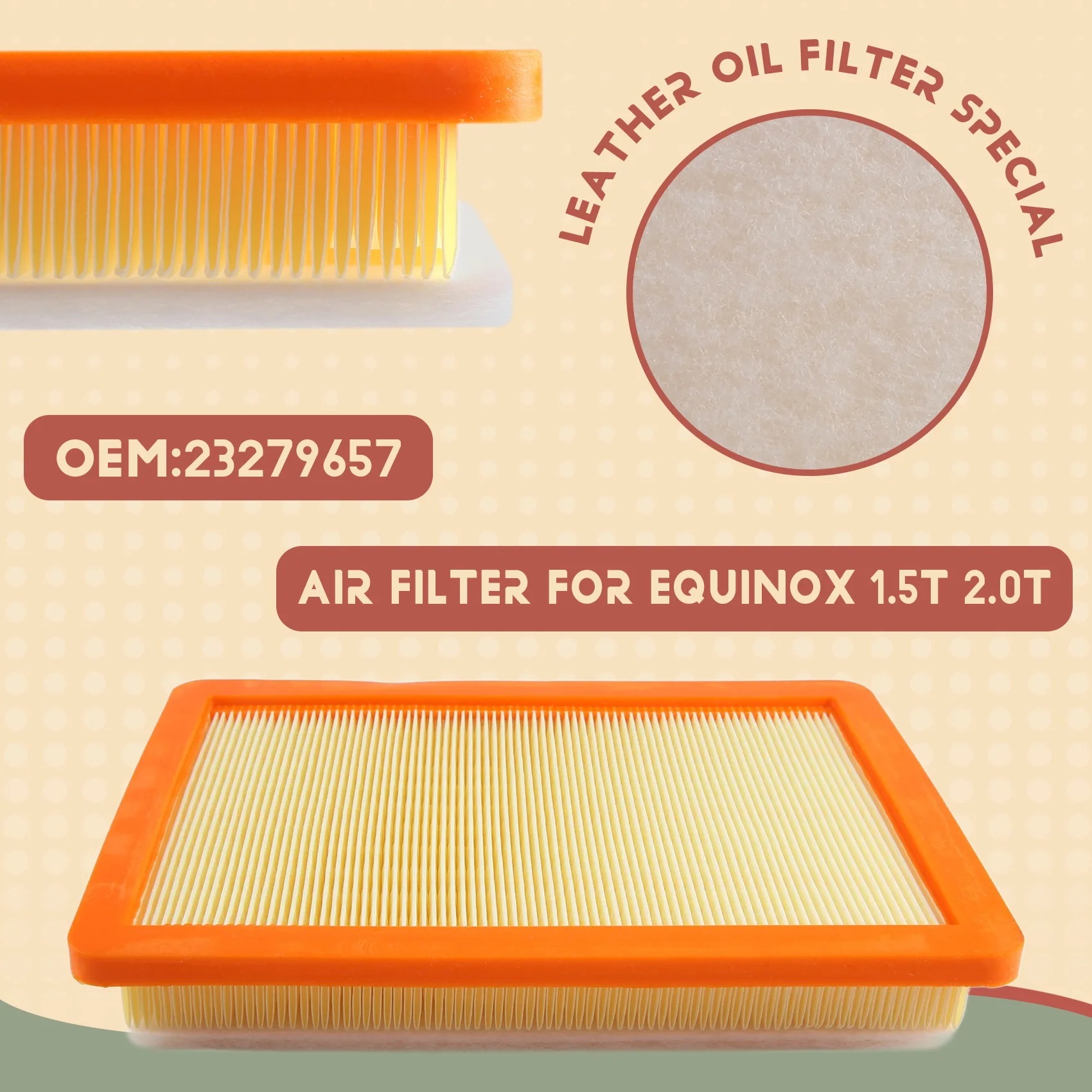 

Precisionn Air Filter For From 2017 - Trailblazer Equinox 1.5T 2.0T 23279657