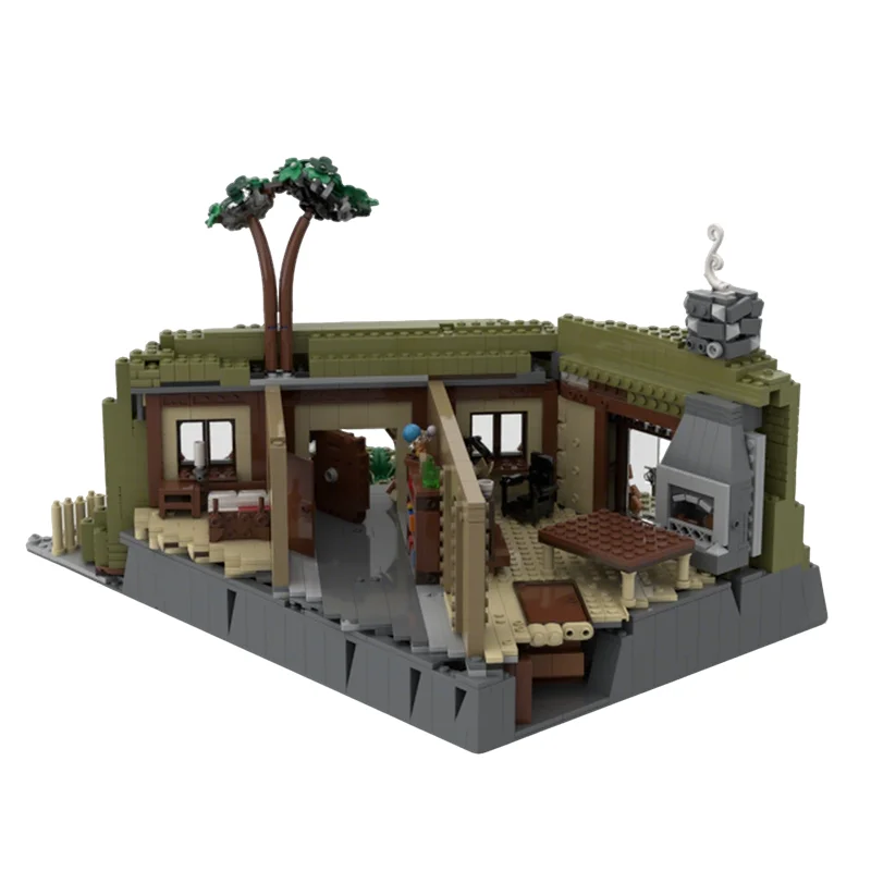 2181pcs MOC Bag End Hobbit Hole Lord Rings Model Building Blocks Construction Toy Christmas Gift DIY Creative Idea Education