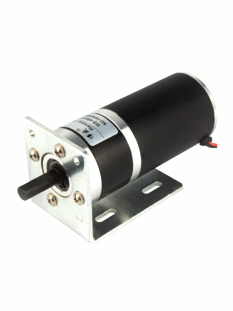 Imagem -05 - Motor Redutor Planetário de Alto Torque Ajustável Motor dc em Miniatura cw Ccw 12v 24v 45 mm