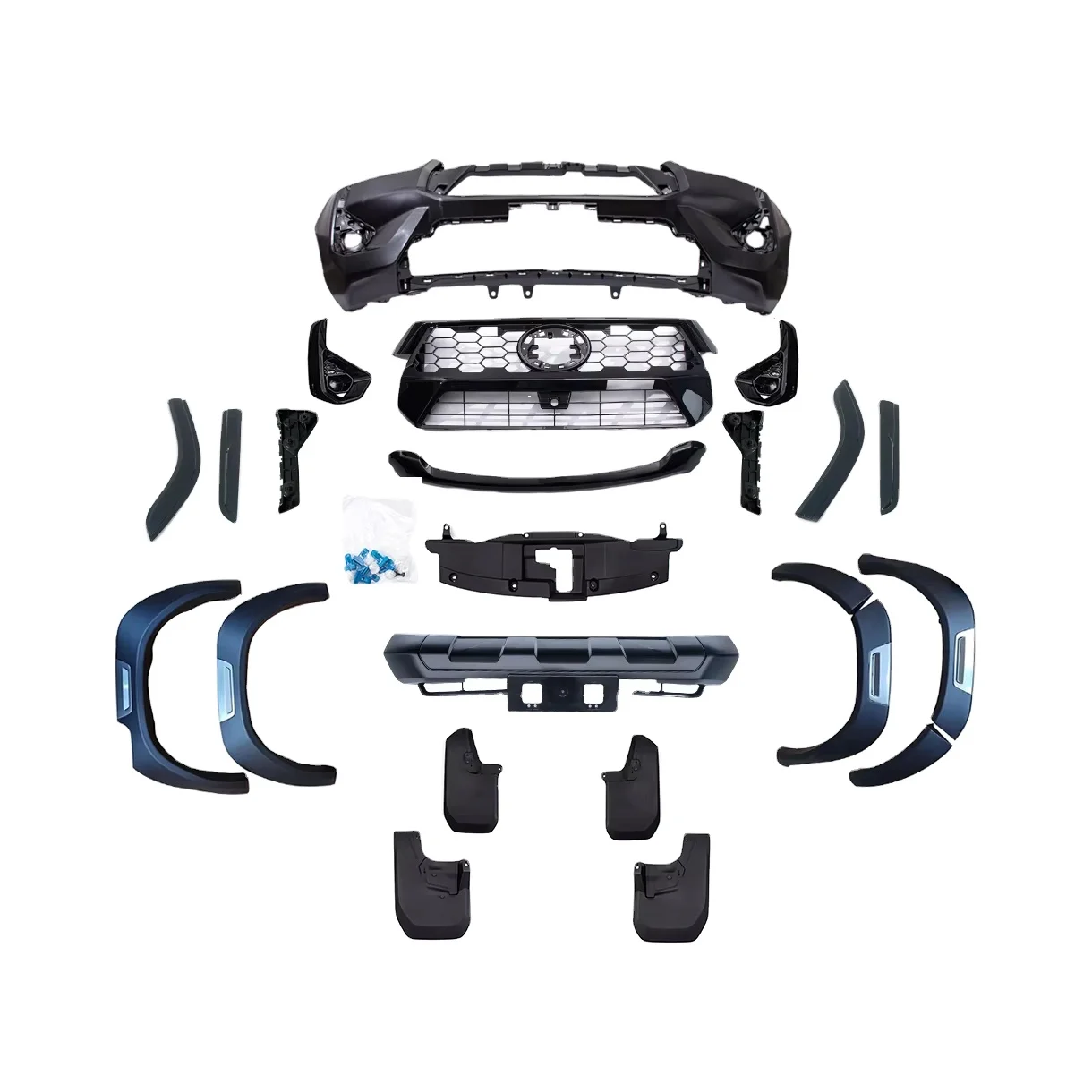 

Facelift Conversion Bodykit Body Kit Front Bumper Car Refurbishment Full Body Kits for Hilux 2024 Z Editioncustom