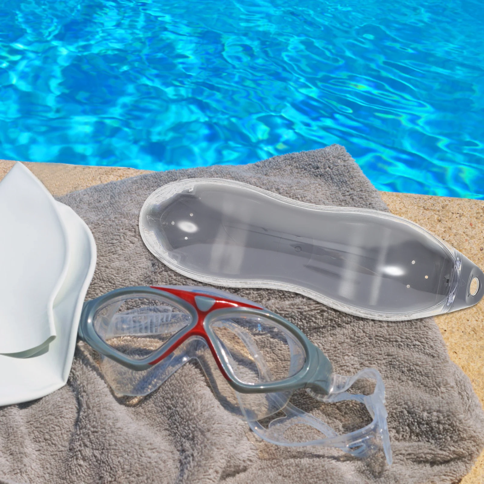 

3pcs Swim Goggle Storage Boxes Lightweight Portable Protective Cases Travel Plastic Storage Cases Sunglasses Organizer