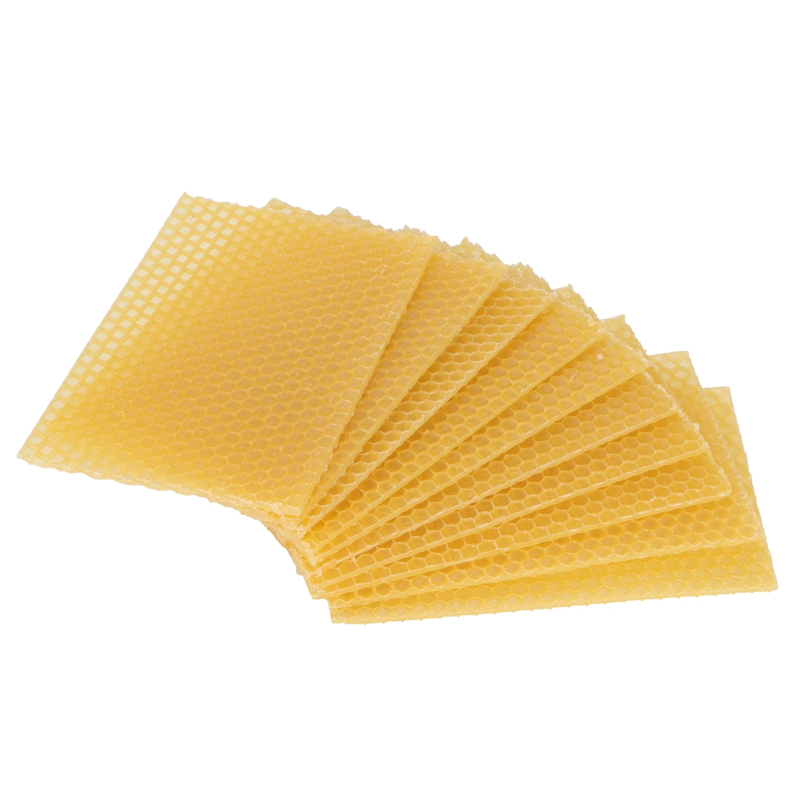 10Pcs Beekeeping Beeswax Foundation Beehive Wax Frame for Furniture Floor Polishing