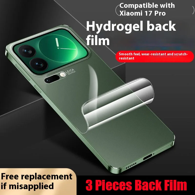 1–3 Stück Full Cover Back HD Clear Hydrogel Film Protector für Xiaomi 17 Pro Max/ MI 17 Pro/17 Soft Screen TPU Film Kratzfest