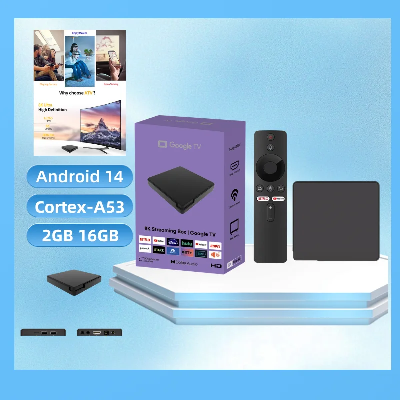 Smart Home Midea - Box TV Android Smart Set-Top Box