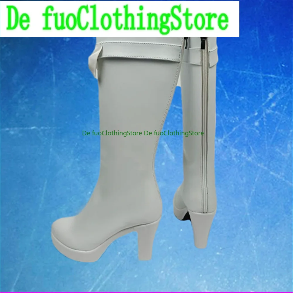 ร้านเสื้อผ้าเดฟูโอ รองเท้าคอสเพลย์โทโด ยูริกะ ไอคัตสึ รองเท้าบูทสำหรับเกมอนิเมะ บทบาทสมมติ งานปาร์ตี้ฮาโลวีน อุปกรณ์ประกอบฉาก