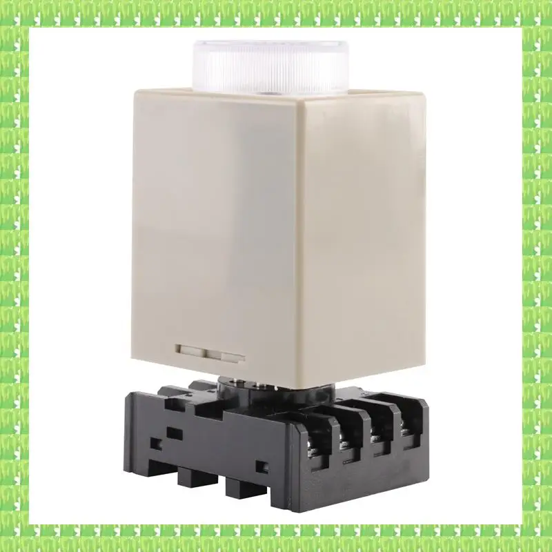 3X DC 12V 0-30 Seconds 30S Electric Delay Timer Timing Relay DPDT 8P W Base