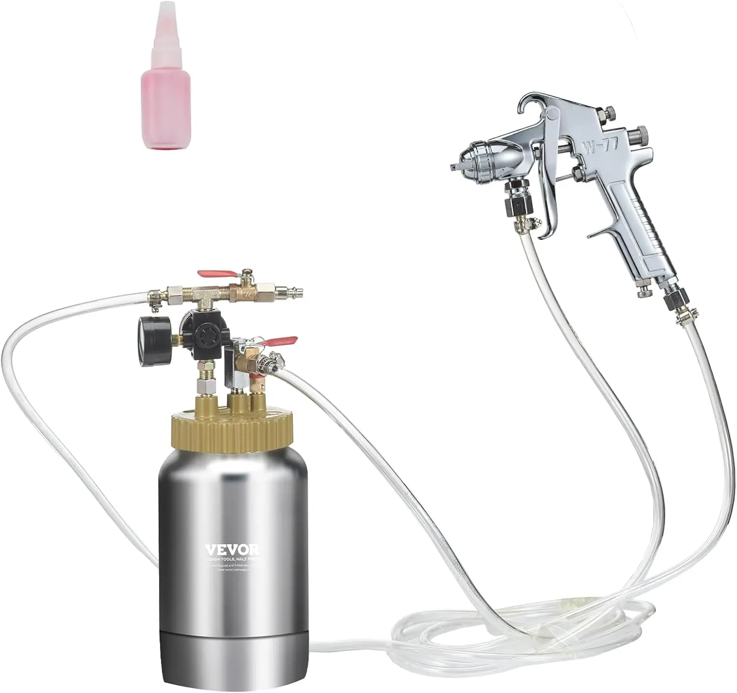 

Легкая воздушная краска емкостью 2 л с пистолетом-распылителем 1,8 мм, макс. 45 фунтов на квадратный дюйм для домашней и автомобильной покраски