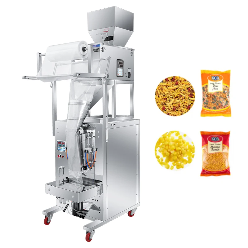 Large Capacity Granular Powder Packaging Machine Potato Chips Banana Chips Pistachio Snacks Dried Fruit Bag Packaging Machine