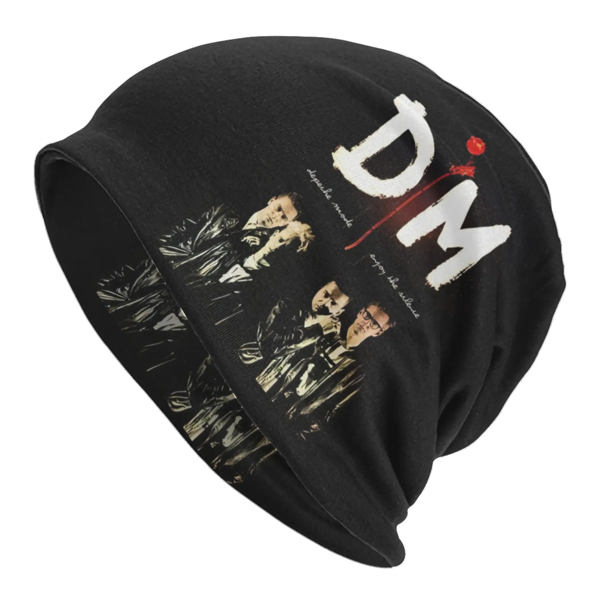 Electronic Rock D-Depeche Cool M-Mode Skullies Beanies Caps Streetwear Warm Women Men Knitted Hat Adult Unisex  Bonnet Hats