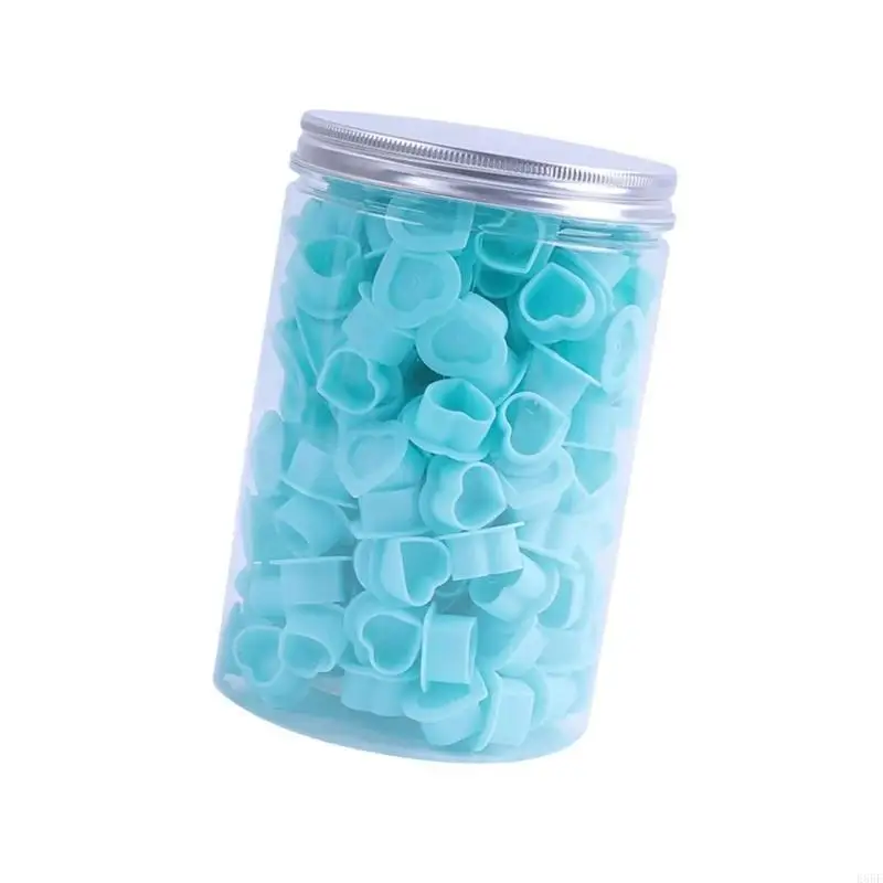 

E65F Tattooed Cups with Base,Permanent Makeup Pigment Cup Caps Tattooed Supplies