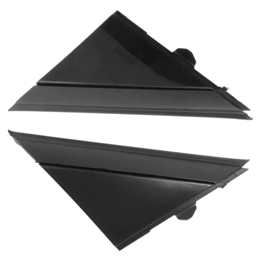 Rear Mirror Triangle Trim Plate Door Mirror Flag Cover Molding Glossy/Matte Black for Fiat 500 2012-2019 1SJ85KX7AA 1SD00KX7AA