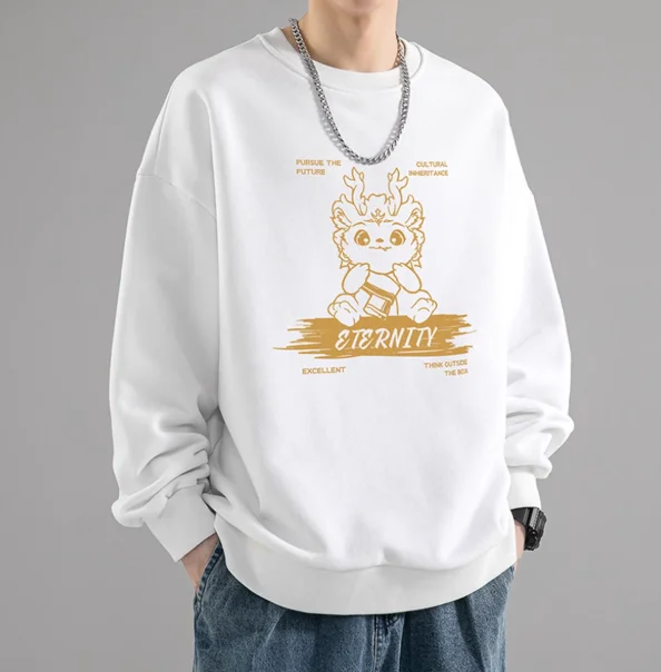 

Футболка для мужчин, осенняя дышащая футболка большого размера на Хэллоуин с длинными рукавами и графическим рисунком, мужская одежда с милым оленем, топы, футболка с принтом, базовая