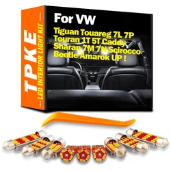 Interior LED Light Kit For VW Tiguan Touareg 7L 7P Touran 1T 5T Caddy Sharan 7M 7N Scirocco Beetle Amarok UP ! Indoor Car Bulbs