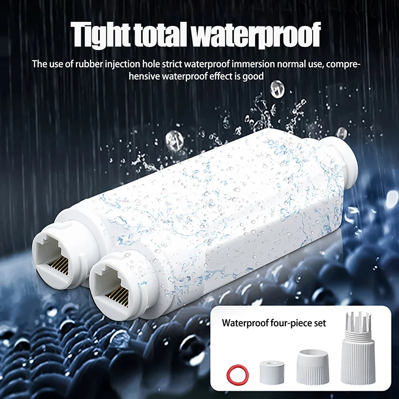 방수 POE 2 포트 리피터, IP66 100Mbps 1-2 PoE 익스텐더, IEEE802.3af/at 48V 야외 POE 스위치 카메라용