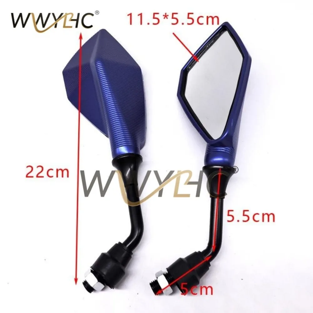 Motorcycle Rearview Mirror Modified General Personalized Electric Vehicle Scooter Reversing Auxiliary Mirror Reflector Iron