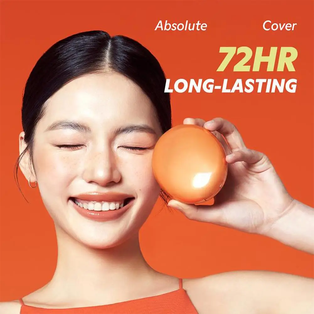 72 Hours Long-lasting Super Fit Cushion Foundation Full Coverage Waterproof Long-lasting Concealer 9 Colors Makeup Semi-Matte