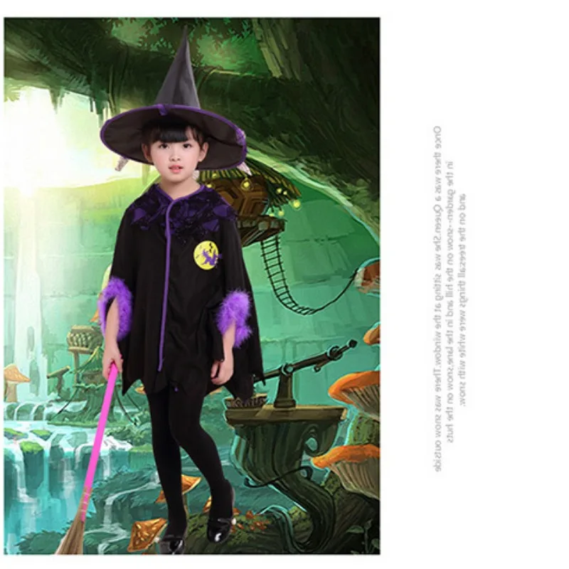 เครื่องแต่งกายวันฮาโลวีนคอสเพลย์สำหรับเด็กชุดเสื้อคลุมเครื่องแต่งกายวันฮาโลวีนเด็กผู้หญิงเครื่องแต่งกายสำหรับงานปาร์ตี้เทศกาล