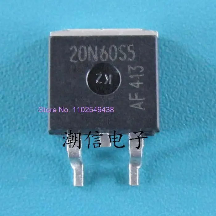 

10PCS/LOT 20N60S5 SPB20N60S5 20A 600V