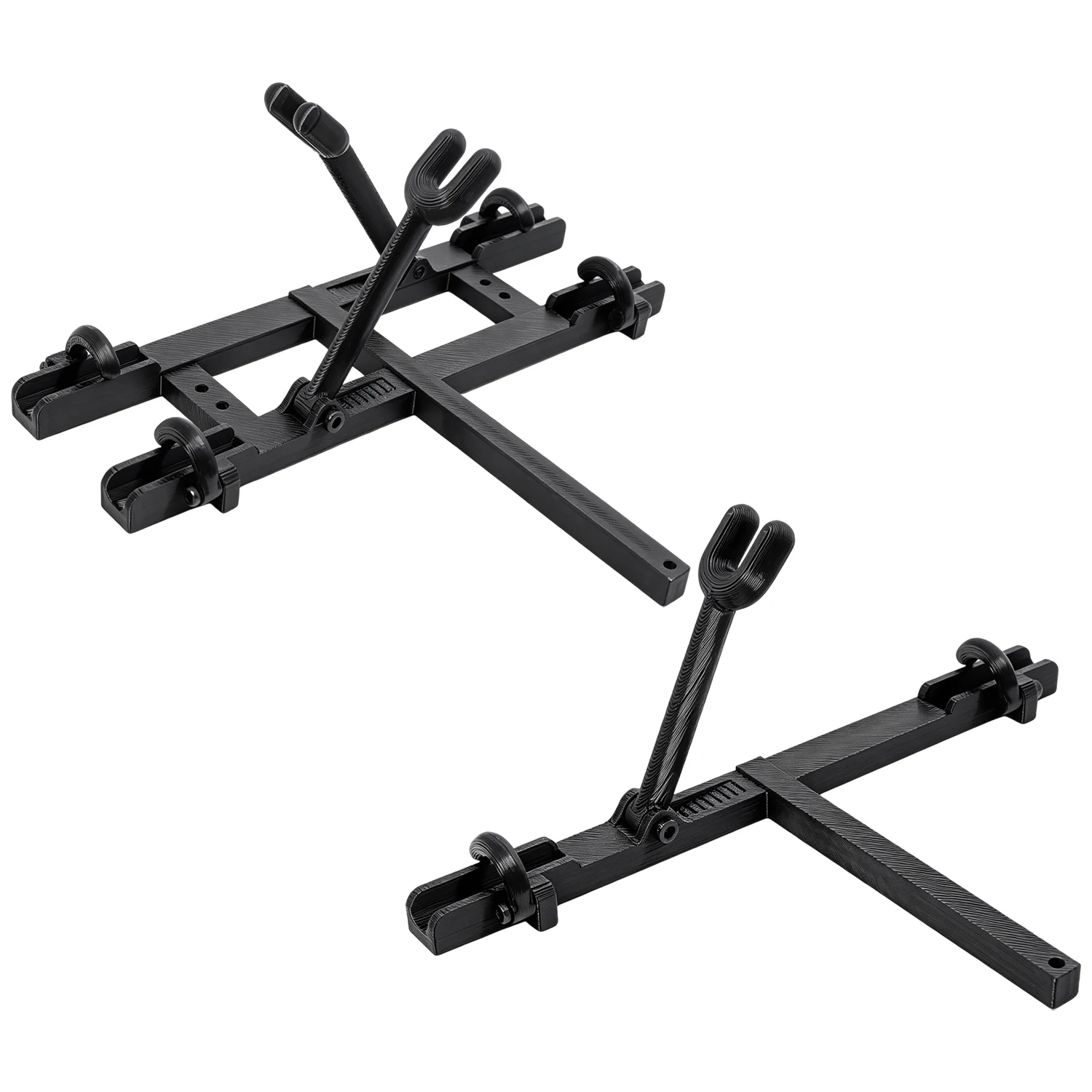 1/10 RC Simulation 3D Bike Rack Bracket Bicycle Rear Double Bike Mount Decorative for 1/8 1/10 RC Crawler TRX4 SCX10 MN YIKONG
