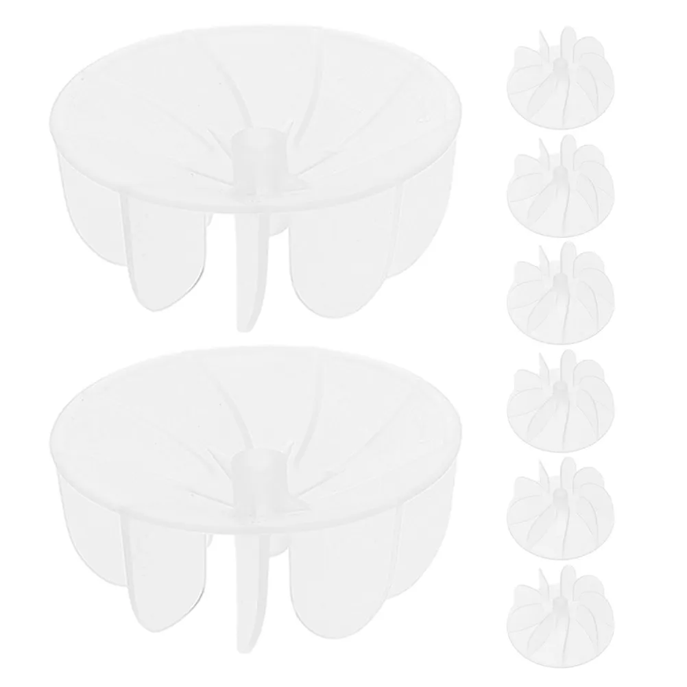 

8 шт. пластиковых лопастей для фена, высокоэффективные, малошумные, для интенсивного использования, запчасти для ремонта, для салонов и домашнего использования
