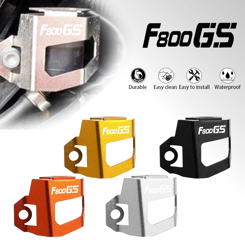 

F 800GS 2008-2012 2011 2010 2009 Rear Brake Fluid Reservoir Guard Cover Protector CNC Motorcycle For BMW F800GS F 800 GS F800 GS