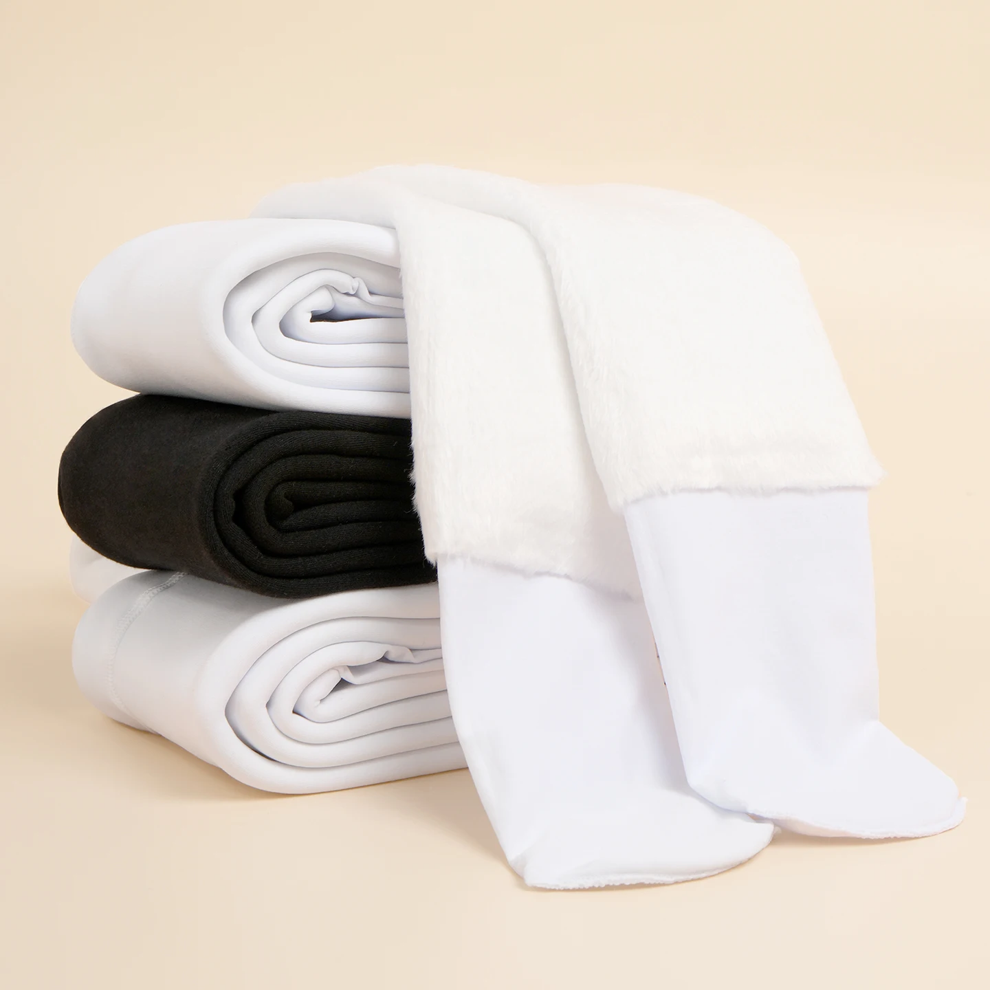 Zimowe, ciepłe, welurowe rajstopy baletowe dla dziewczynek - rajstopy taneczne z podszewką z polaru, grube rajstopy do ćwiczeń.