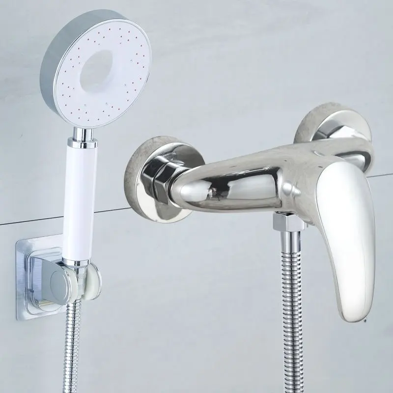 

Домашний смеситель для душа, настенный переключатель для ванной комнаты, смеситель с одной ручкой, переключатель холодной и горячей воды, клапан для душа, смеситель для ванной комнаты