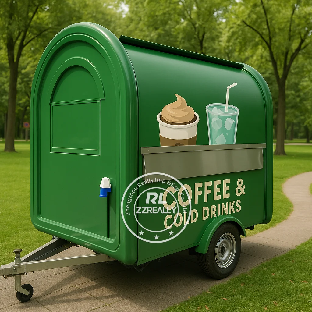 

Food Vending Trailer Mobile Restaurant Trailer fast Snack Trailer fast Food Carts Selling Food Truck