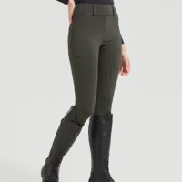 Professional horse riding pants silicone anti-slip quick-dry tight-fitting cycling sports pants for equestrian exams 3