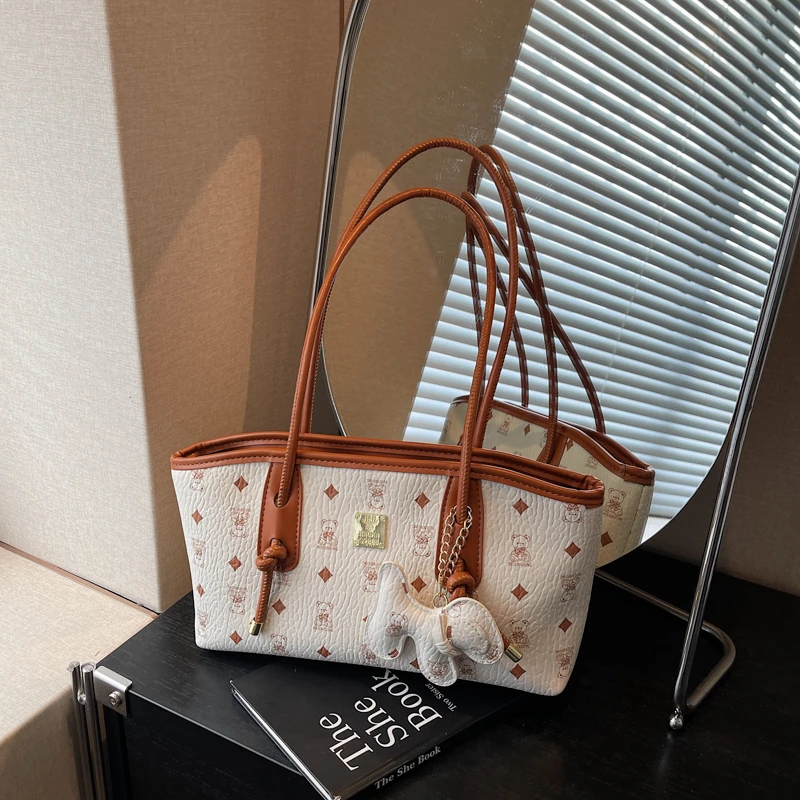

Stylish Women's Shoulder Bag Leather Messenger, Crossbody Function Handbag Luxury Brand Elegant Design
