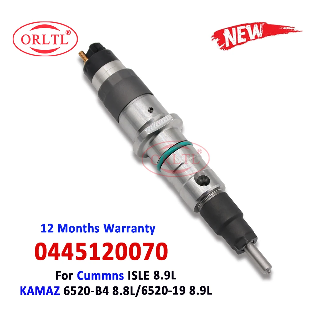 

ORLTL 0 445 120 070 Diesel Nozzle 0445120070 Fuel Injector 0445 120 070 For KAMAZ 6520 Cummns 4930485 3976631 5263304 AUTO