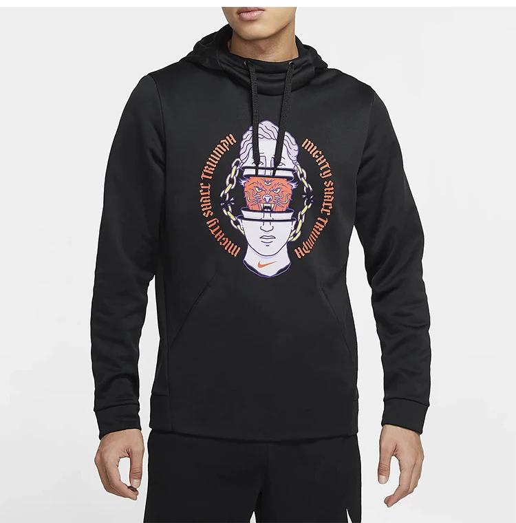 Nike Authentic Men's Fleece Lined Hooded Training Casual Sports Leisure Sweatshirt CK4585-010