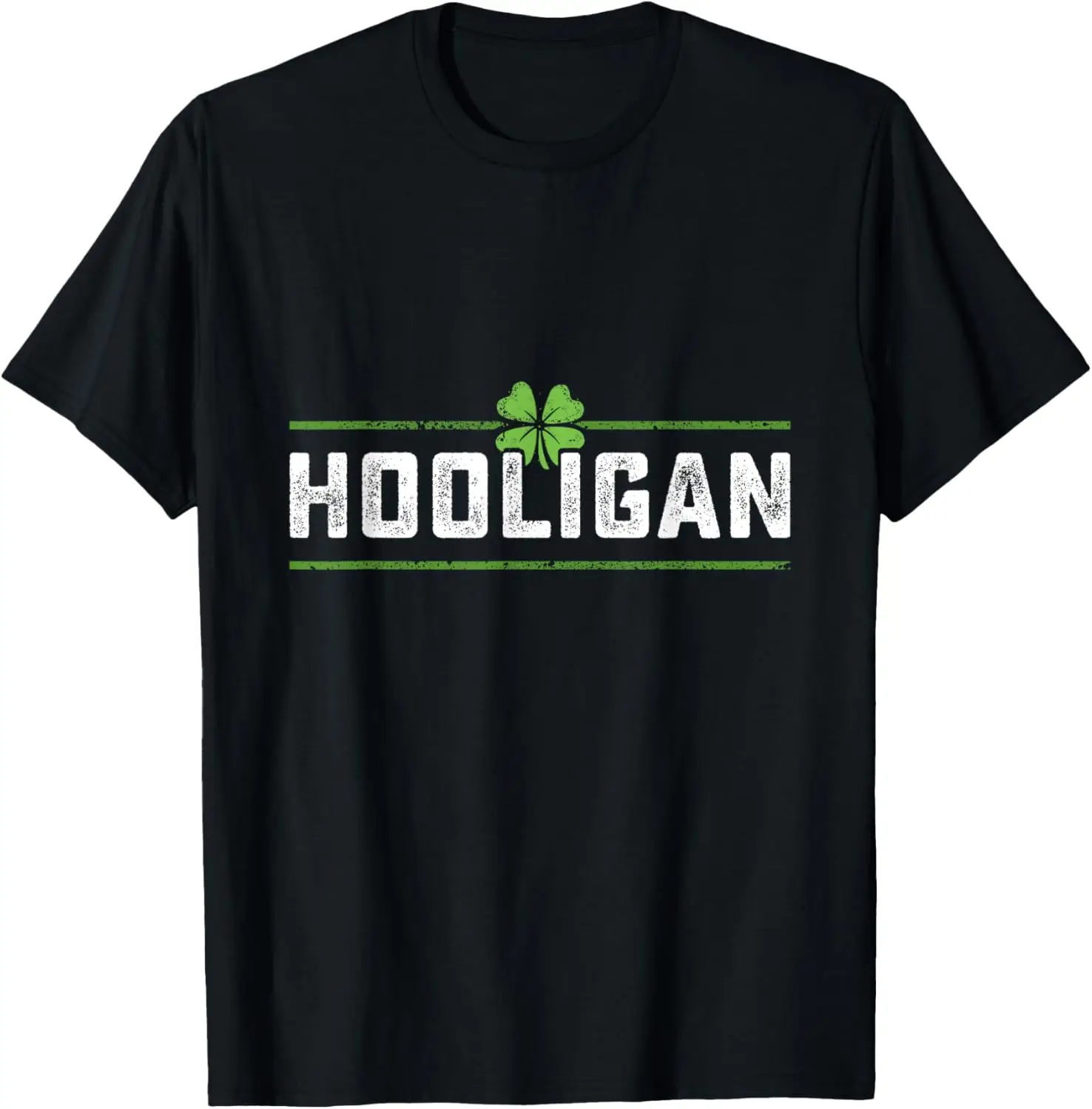 Hooligan Shamrock Funny Saint St Patricks Day Lucky Irish T-Shirt