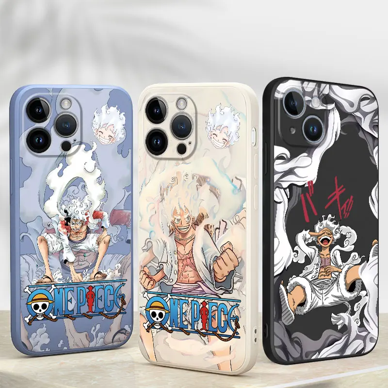 O-One Piece Phone Case for Apple iPhone 8 13 SE XR 12 15 Pro Max 7 X 14 XS MAX 6 6s Print Luxury Square Liquid Cover Silicone