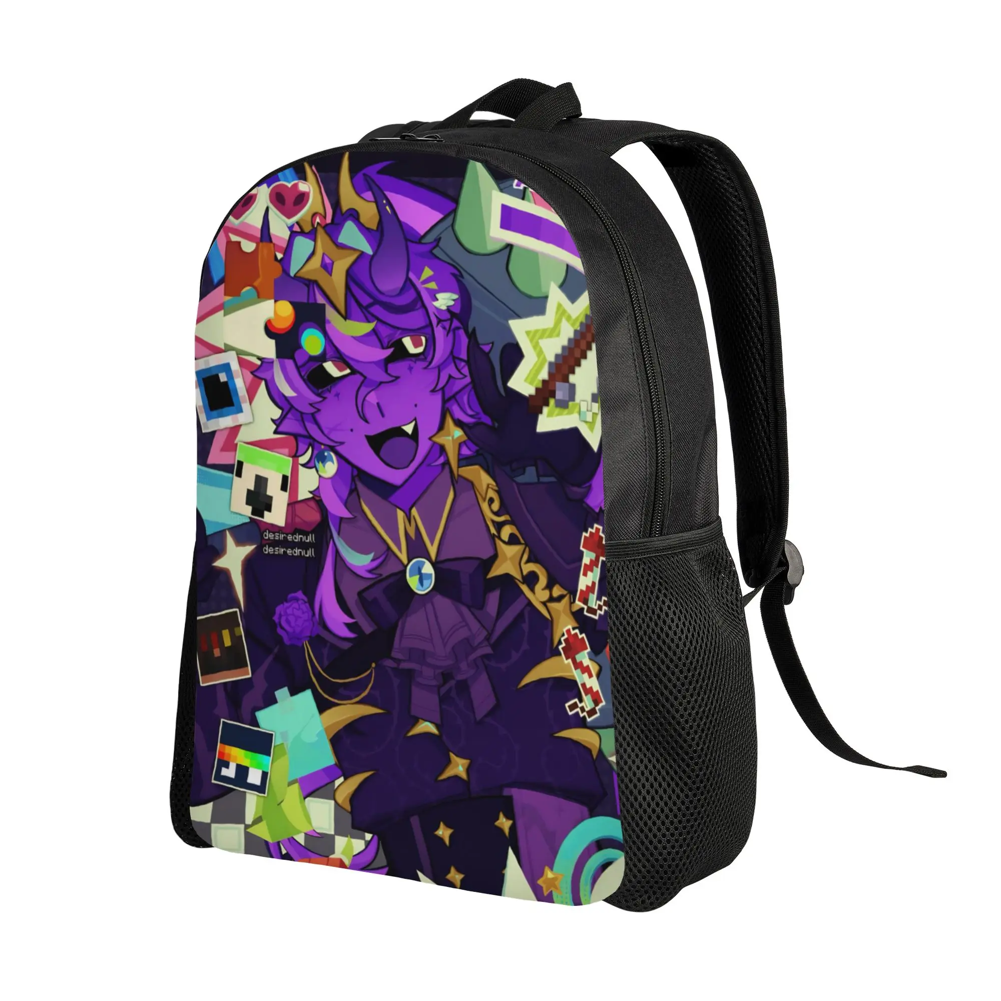 Wemmbu Eggchan Backpack for Men Women Teenage Student Business Daypack Unstable SMP Games Laptop Computer Canvas Bags Gift