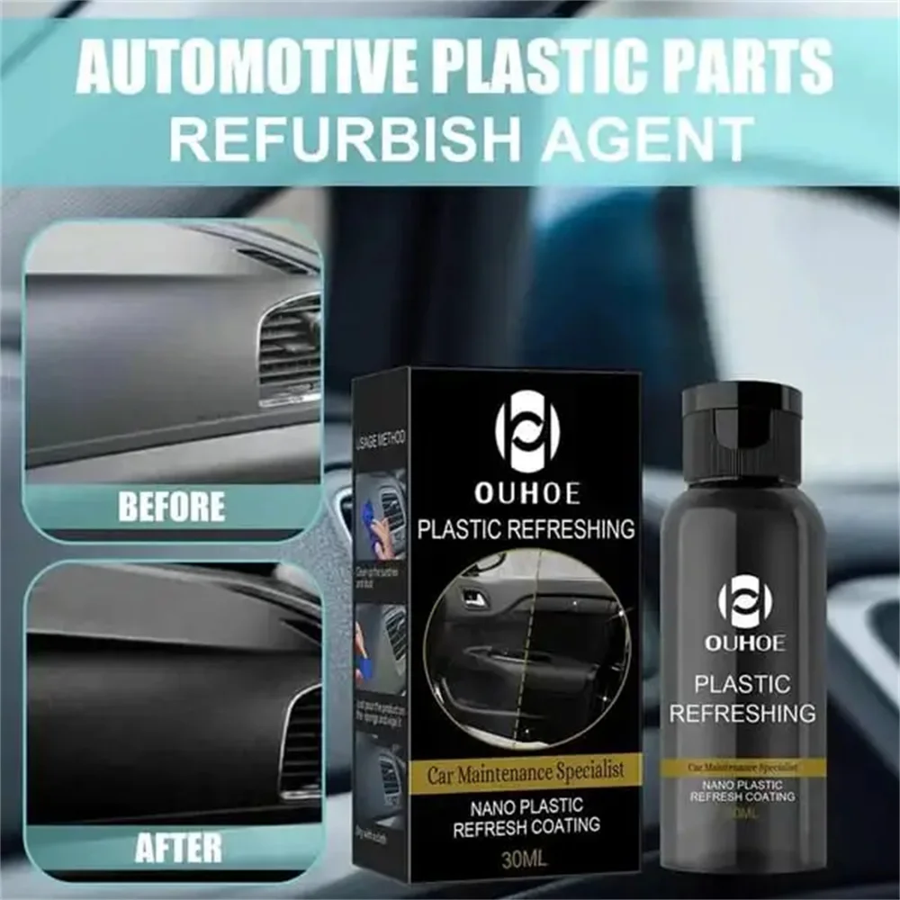 1Pc agente di rivestimento rivitalizzante in plastica 30/50ml parti di automobili agenti ricondizionati agente di ricondizionamento per auto rimuovi