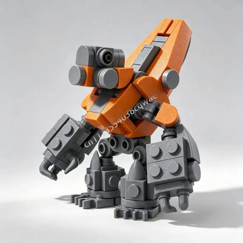NEW 120PCS Game Soldier Robot Armor Figure Building Blocks MOC Creative Character Model DIY Assembly Puzzle Toy Gift Collection